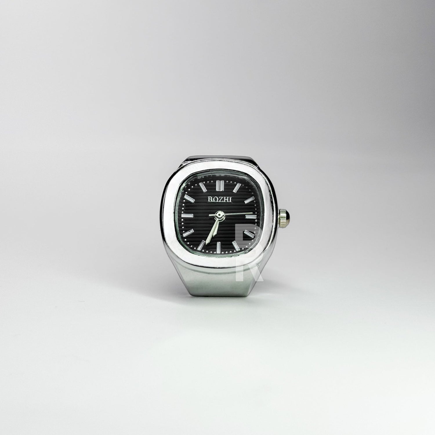 NAUTILUS RING | SILVER BLACK