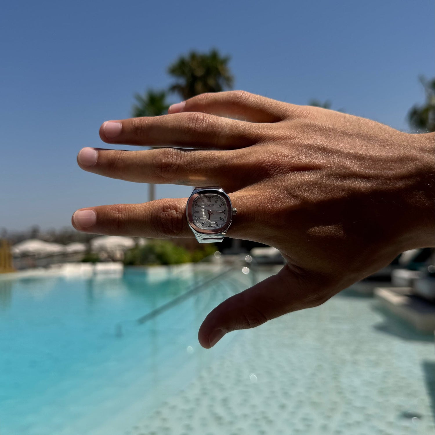 NAUTILUS RING | SILVER WHITE